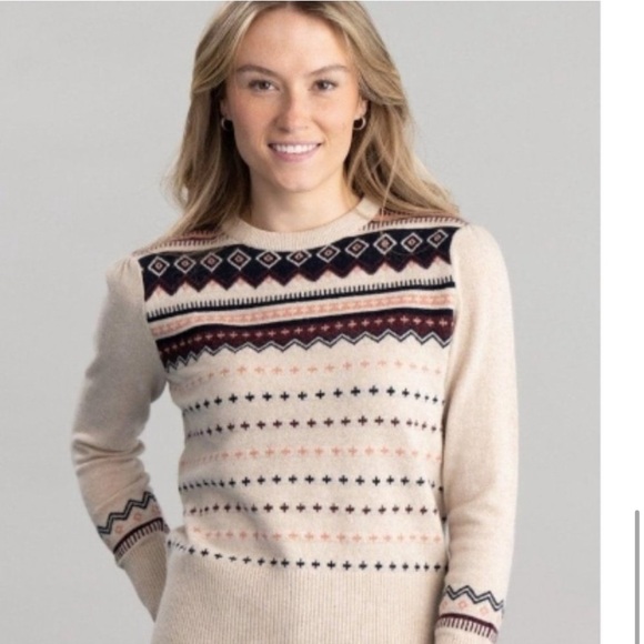 BARBOUR Birch Crew Neck Wool Blend Sweater NWT - Picture 13 of 15